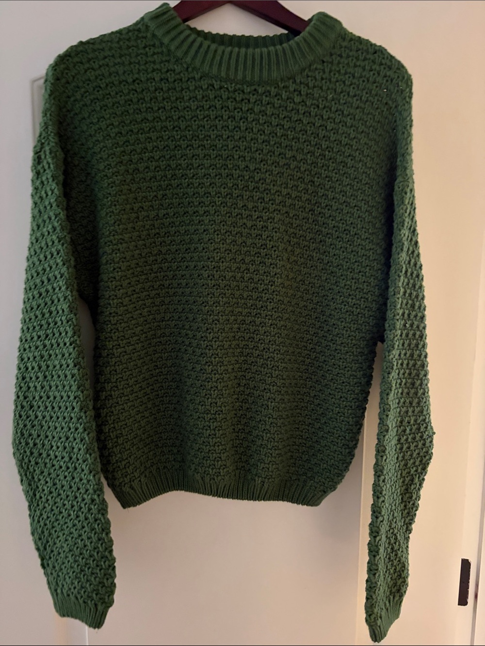 Universal Thread Green Chunky Crew Neck Sweater